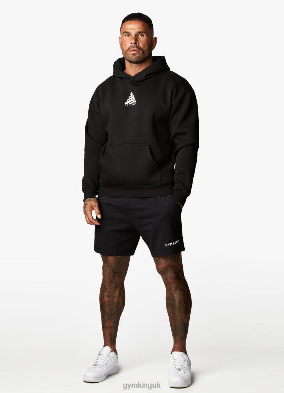 Gym King X Aspinall Limited Edition Established Hood Black Men Clothing J2PFB209