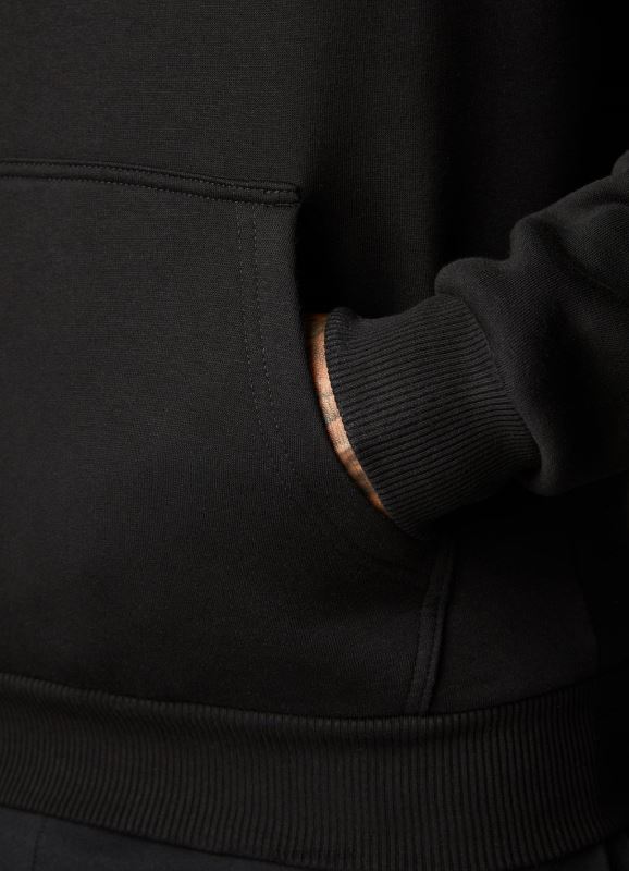 Gym King X Aspinall Limited Edition Established Hood Black Men Clothing J2PFB209