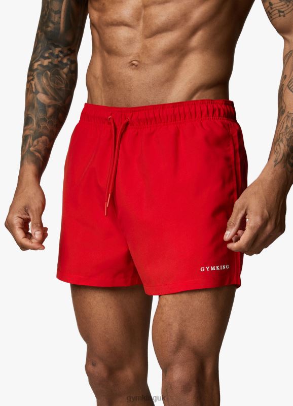 Gym King Linear Swim Short 4\'\' Chilli Red Men Clothing J2PFB161