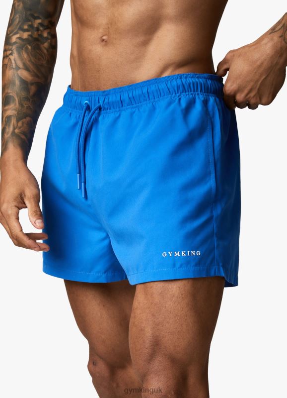 Gym King Linear Swim Short 4\'\' Cobalt Blue Men Clothing J2PFB162
