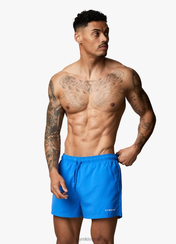 Gym King Linear Swim Short 4\'\' Cobalt Blue Men Clothing J2PFB162