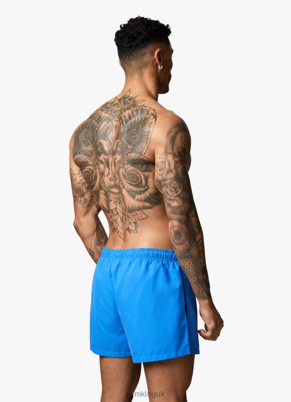 Gym King Linear Swim Short 4\'\' Cobalt Blue Men Clothing J2PFB162