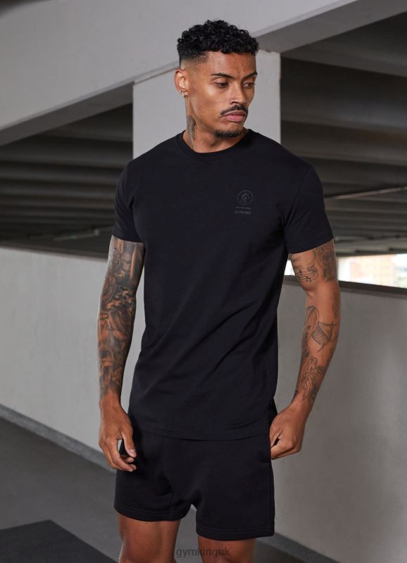 Gym King Aventus Tee Black Men Clothing J2PFB11