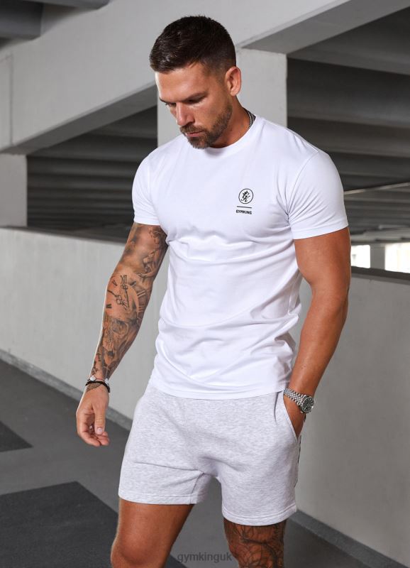 Gym King Aventus Tee White Men Clothing J2PFB10