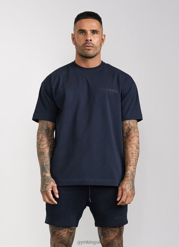 Gym King Est. Legacy Tee Navy Men Clothing J2PFB48