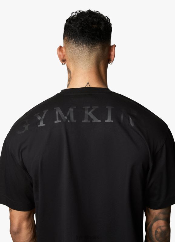 Gym King Linear Arch Tee Black Men Clothing J2PFB75
