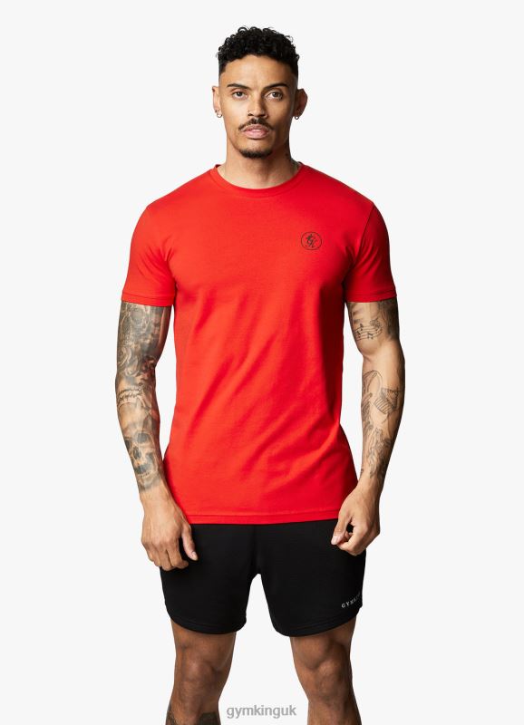 Gym King Nothing Beats Belief Tee Chilli Red Men Clothing J2PFB59