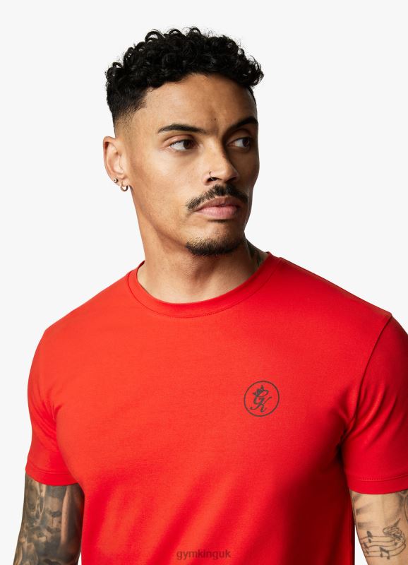 Gym King Nothing Beats Belief Tee Chilli Red Men Clothing J2PFB59