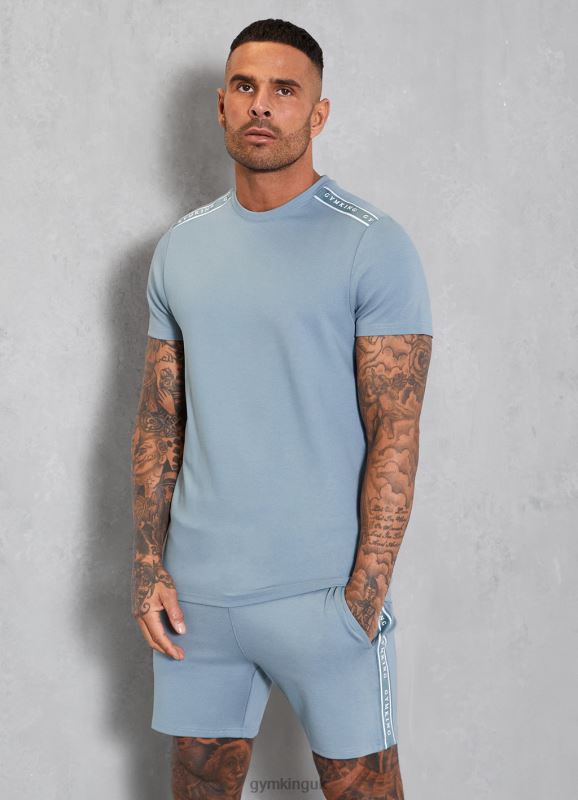 Gym King Signature Taped Tee Sage Men Clothing J2PFB68