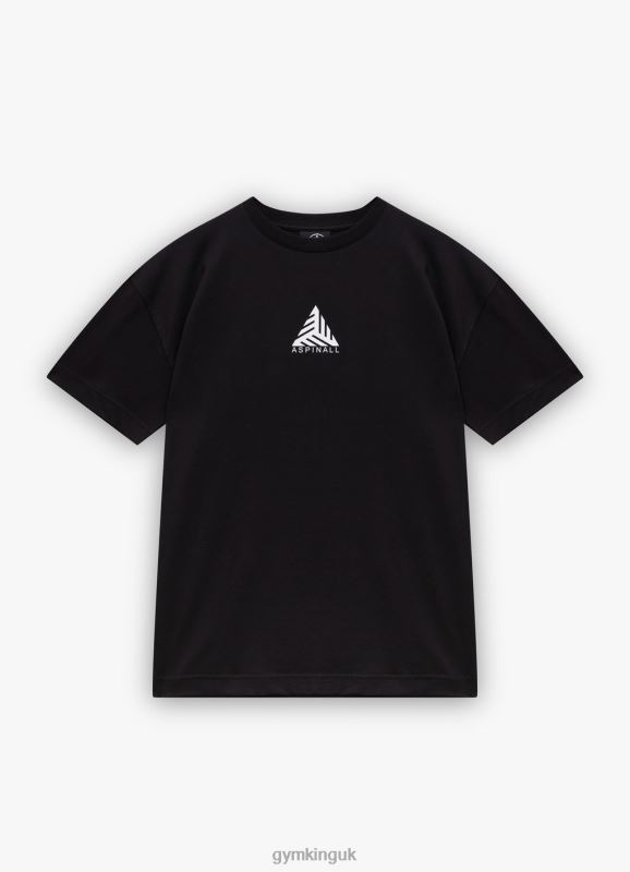 Gym King X Aspinall Limited Edition Established Tee Black Men Clothing J2PFB42