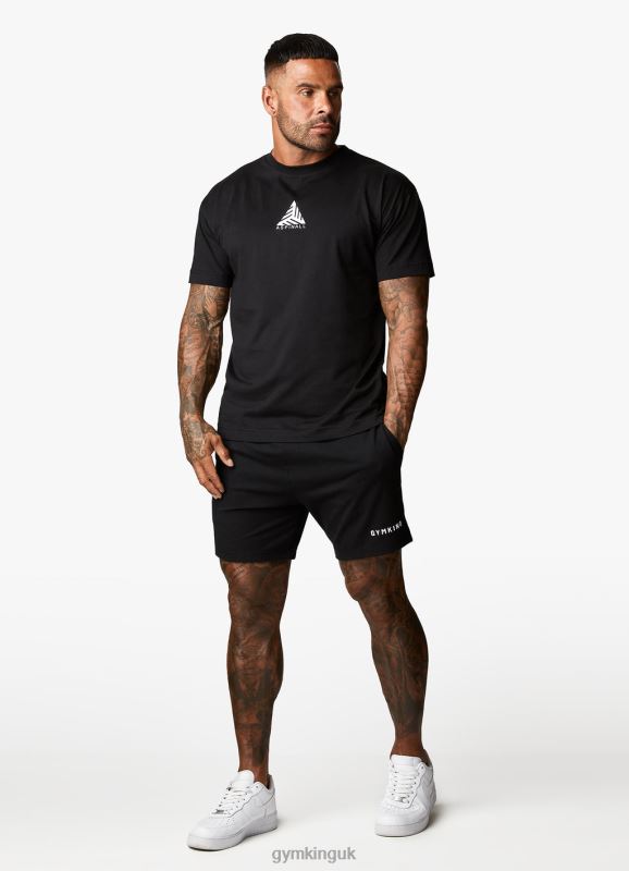 Gym King X Aspinall Limited Edition Established Tee Black Men Clothing J2PFB42