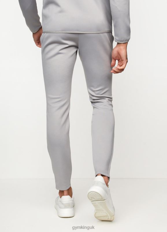 Gym KingFundamental Lightweight Poly Tracksuit Bottoms Shadow Grey Men Clothing J2PFB299