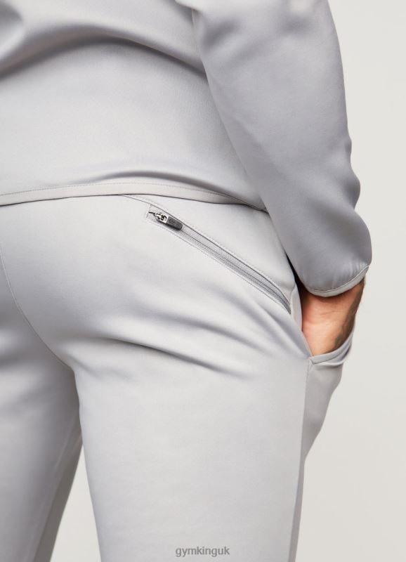 Gym KingFundamental Lightweight Poly Tracksuit Bottoms Shadow Grey Men Clothing J2PFB299