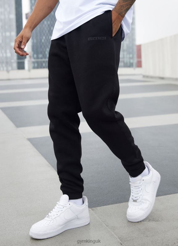 Gym King Box Logo Jogger Black Men Clothing J2PFB287