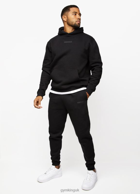 Gym King Box Logo Tracksuit Black Men Clothing J2PFB253