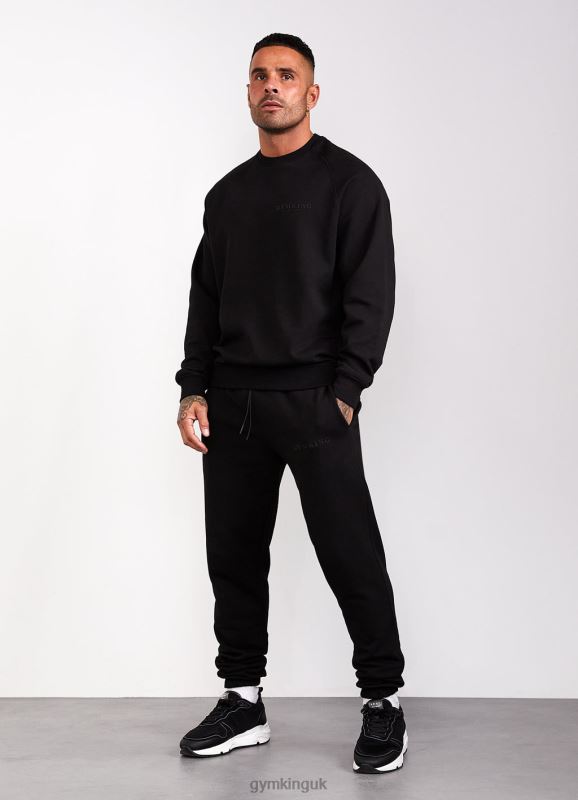 Gym King Est. Legacy Tracksuit Black Men Clothing J2PFB246
