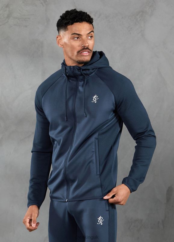 Gym King Ascent Panel Hood Deep Blue Men Clothing J2PFB266