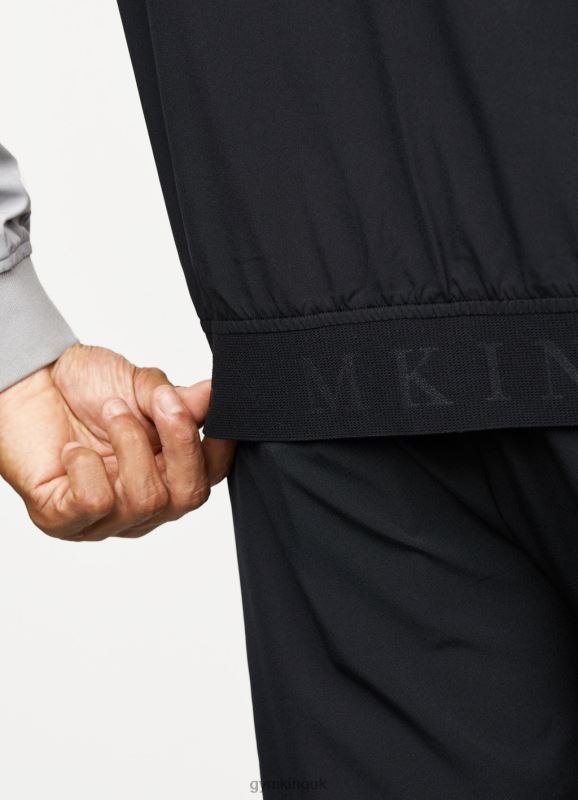 Gym King Impact Fz Hood Shadow Grey/Black Men Clothing J2PFB268