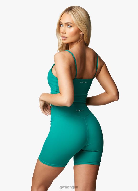Gym King 365 Long Line Tank Ultramarine Green Women Clothing J2PFB389
