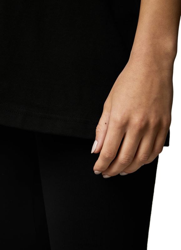 Gym King Established Boyfriend Tee Black/White Women Clothing J2PFB355