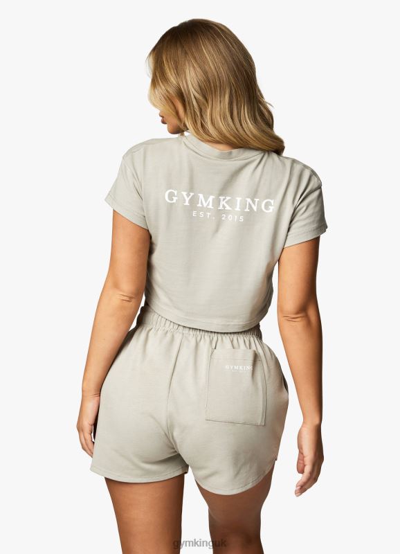 Gym King Established Cap Sleeve Tee Dusky Sage Women Clothing J2PFB361