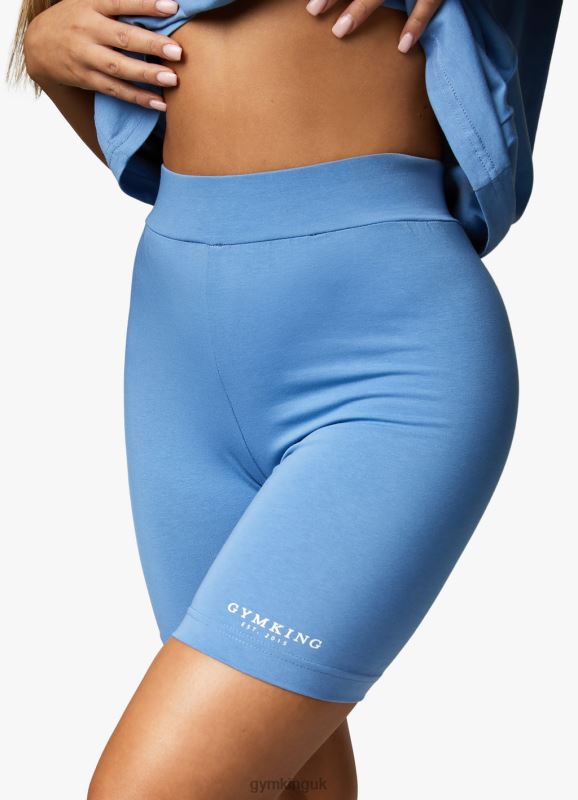 Gym King Established Cycle Short Coastal Blue Women Clothing J2PFB360