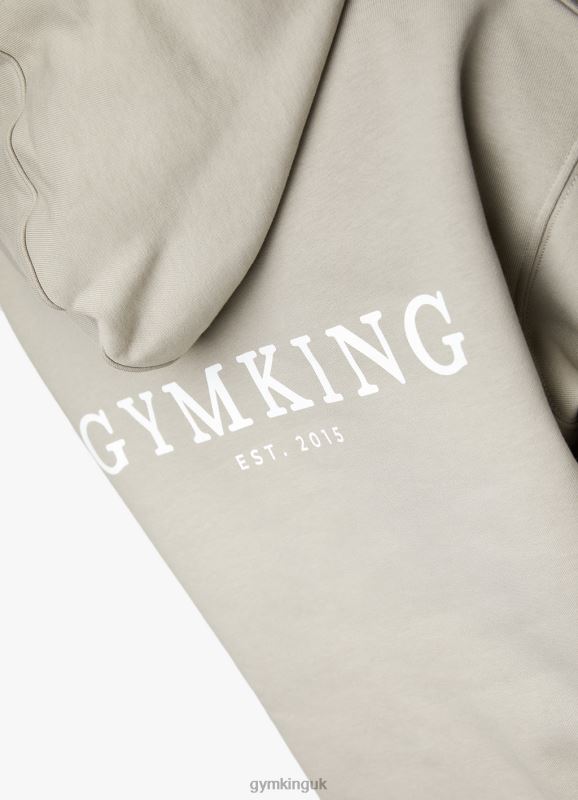 Gym King Established Relaxed Fit Hood Dusky Sage Women Clothing J2PFB362