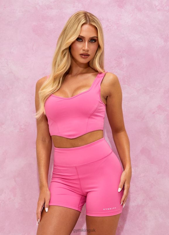 Gym King Malibu Contoured Tank Paradise Pink Women Clothing J2PFB345