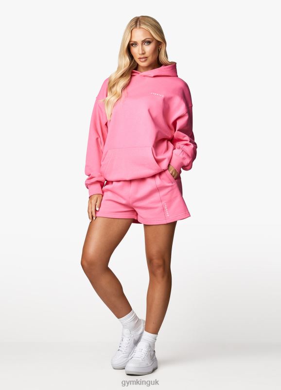 Gym King Malibu Oversized Hood Paradise Pink Women Clothing J2PFB344