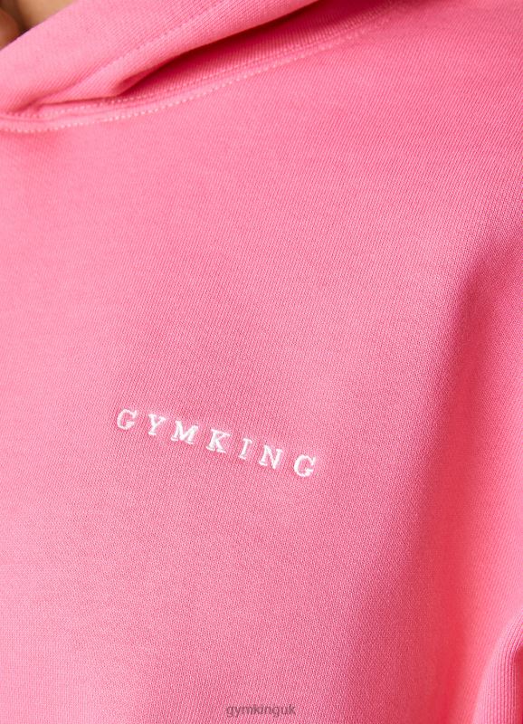 Gym King Malibu Oversized Hood Paradise Pink Women Clothing J2PFB344