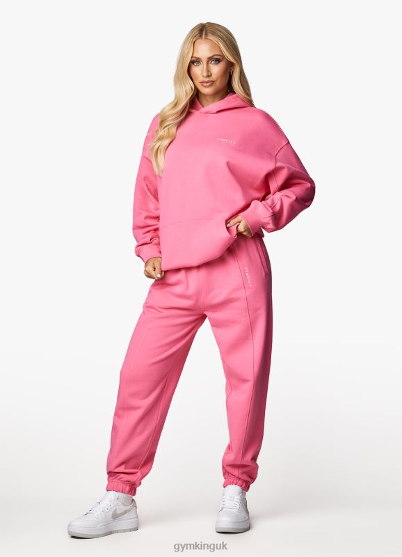 Gym King Malibu Oversized Hood Paradise Pink Women Clothing J2PFB344