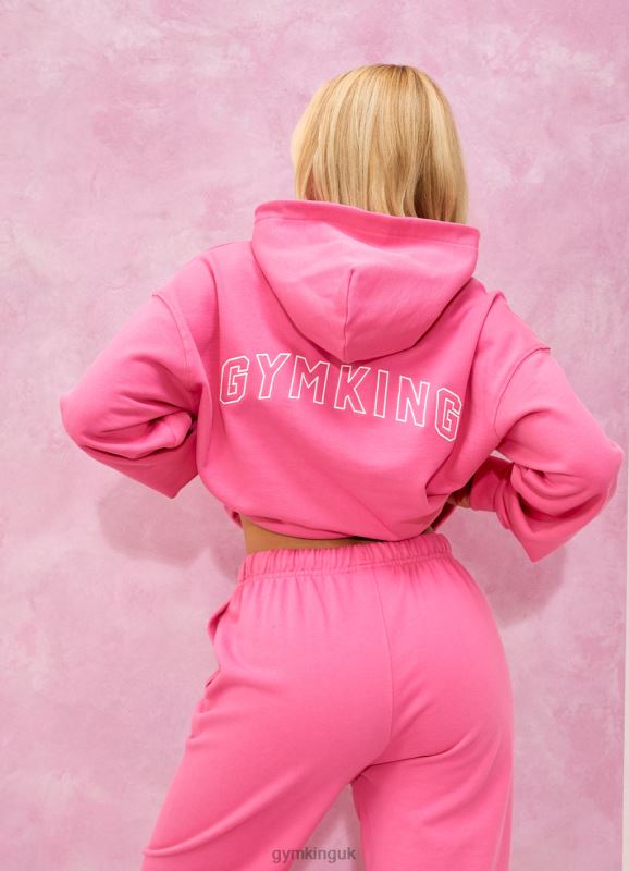 Gym King Malibu Oversized Hood Paradise Pink Women Clothing J2PFB344