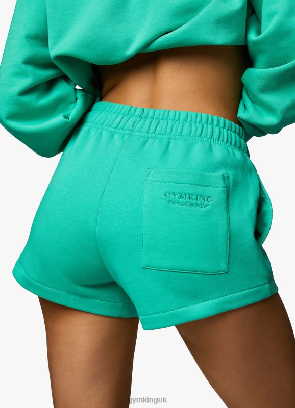 Gym King Varsity Short Jade Green Women Clothing J2PFB384