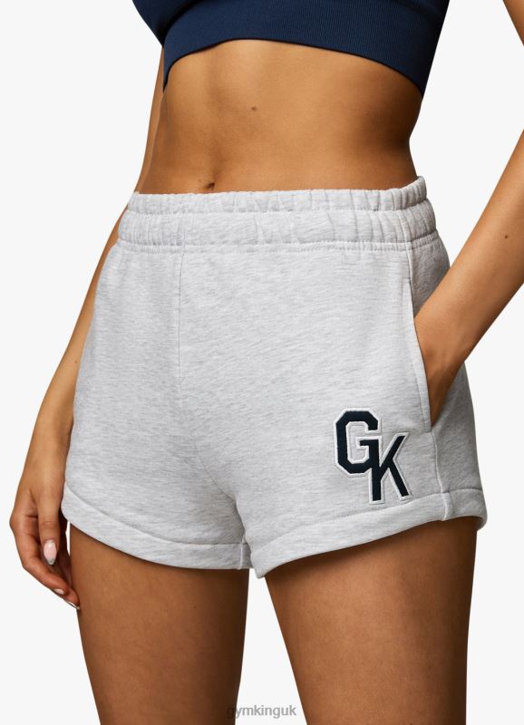 Gym King Varsity Short Snow Marl Women Clothing J2PFB374