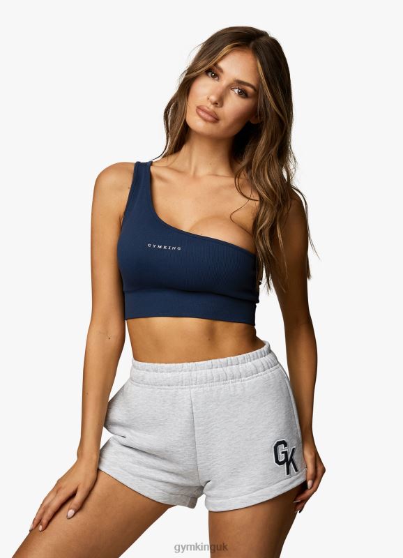 Gym King Varsity Short Snow Marl Women Clothing J2PFB374