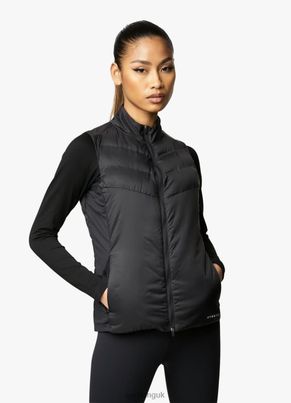 Gym King 365 Gilet Black Women Clothing J2PFB543