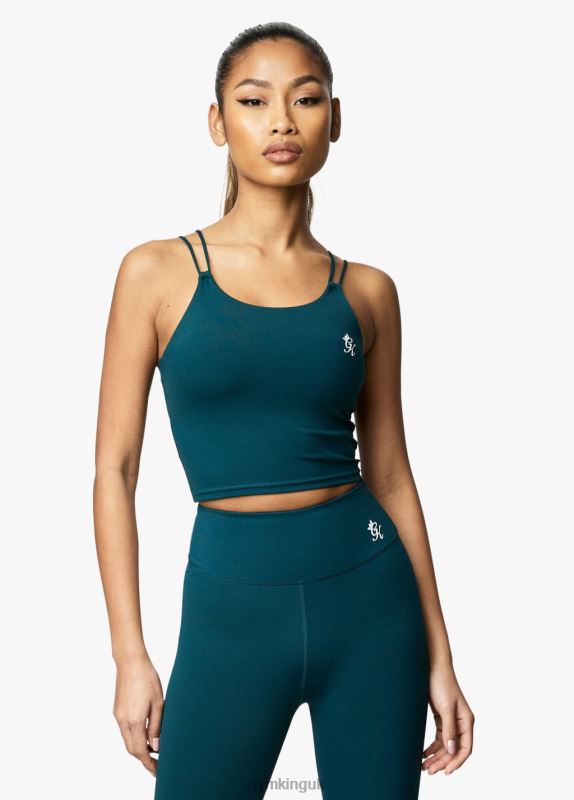Gym King 365 Long Line Tank Pine Green Women Clothing J2PFB547