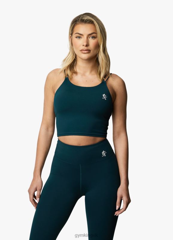 Gym King 365 Long Line Tank Pine Green Women Clothing J2PFB547