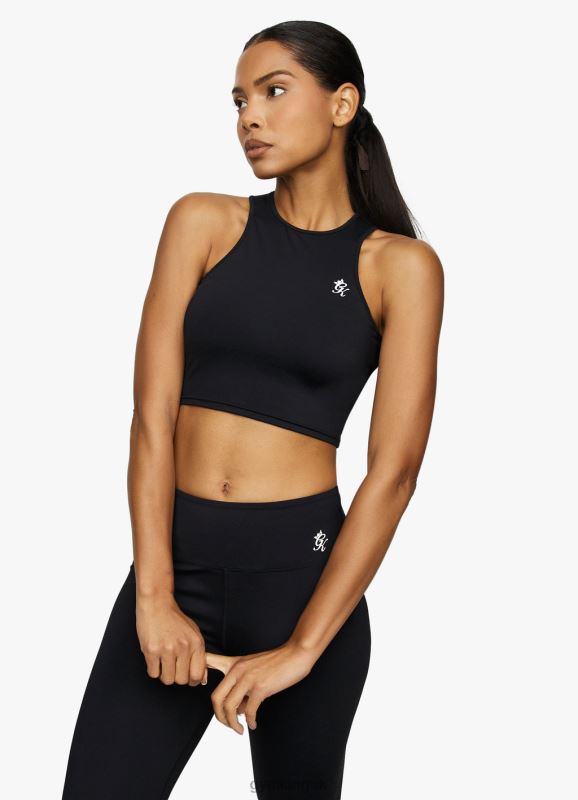Gym King 365 Racer Tank Black Women Clothing J2PFB538