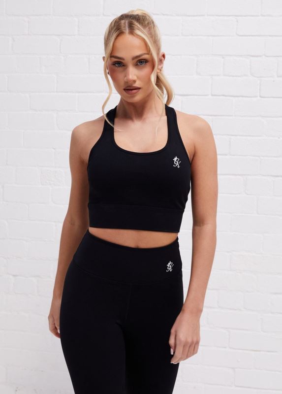 Gym King Core 365 Bra Black Women Clothing J2PFB527