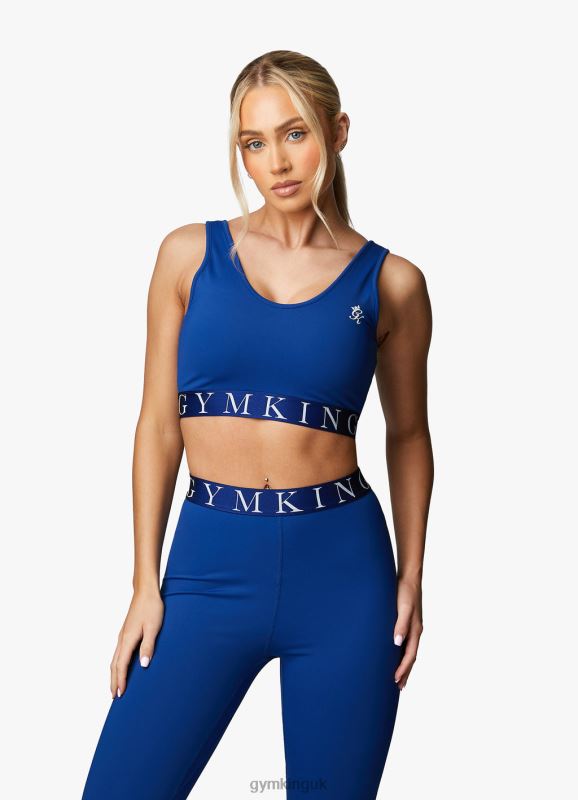 Gym King Impact Sports Bra Galaxy Blue/Blue Steel Women Clothing J2PFB529