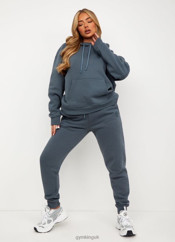 Gym King Basis Oversized Joggers Stormy Blue Women Clothing J2PFB602