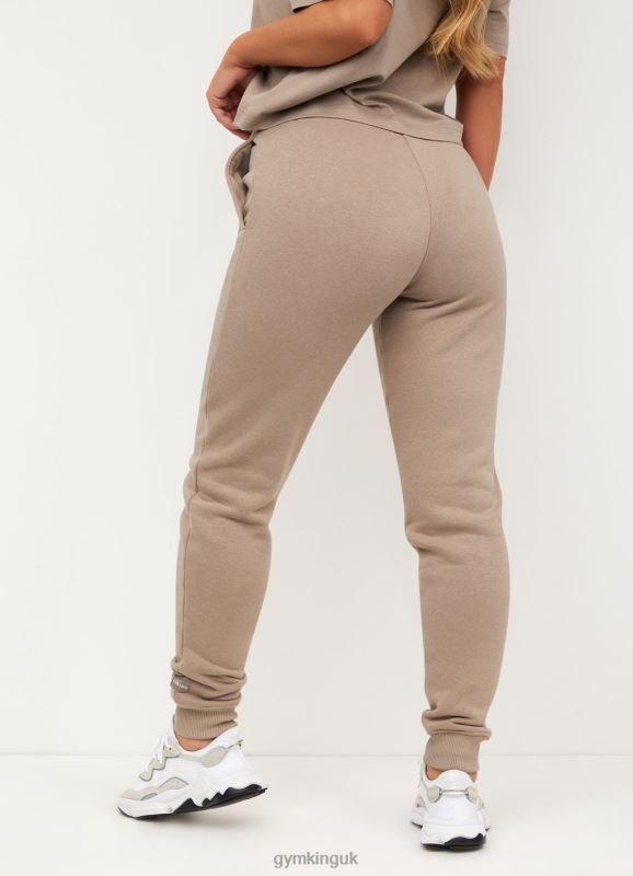 Gym King Basis Oversized Joggers Taupe Women Clothing J2PFB605