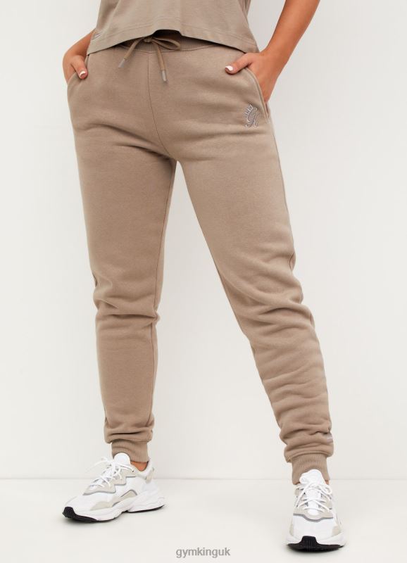 Gym King Basis Oversized Joggers Taupe Women Clothing J2PFB605
