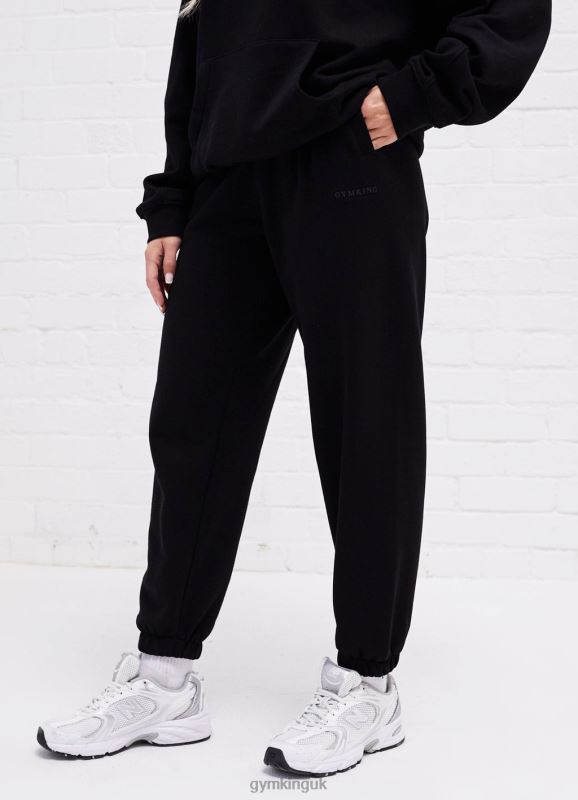 Gym King Established Relaxed Fit Jogger Black Women Clothing J2PFB599