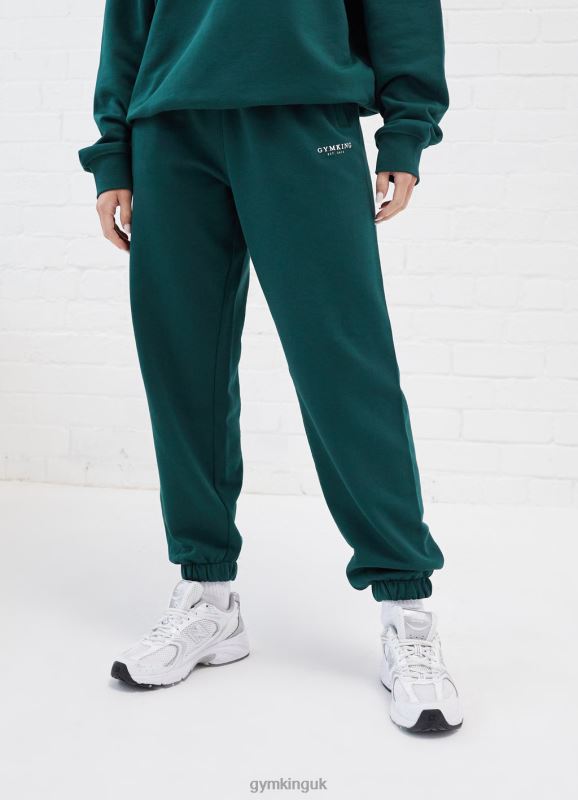 Gym King Established Relaxed Fit Jogger Pine Green Women Clothing J2PFB601