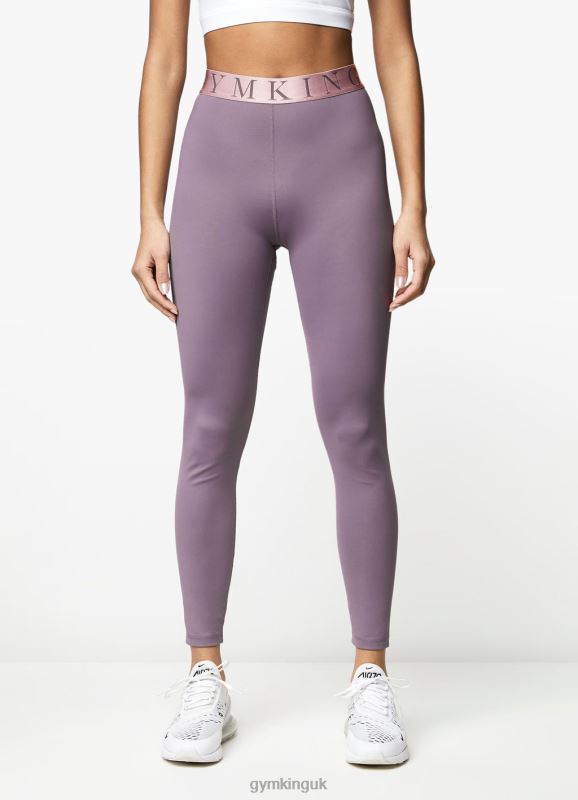 Gym King Impact Legging Plum/Dusky Mauve Women Clothing J2PFB332