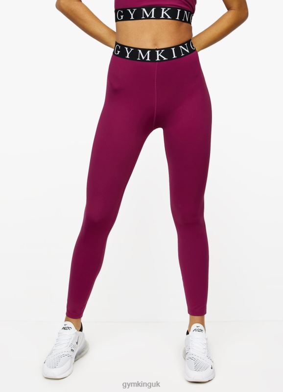 Gym King Impact Legging Plum Women Clothing J2PFB333