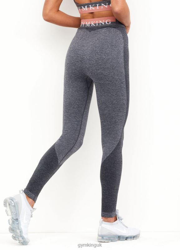 Gym King Seamless Results Legging Mid Grey/Brick Women Clothing J2PFB338