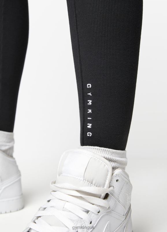 Gym King Shadow Raised Seam Legging Dark Pewter Women Clothing J2PFB321